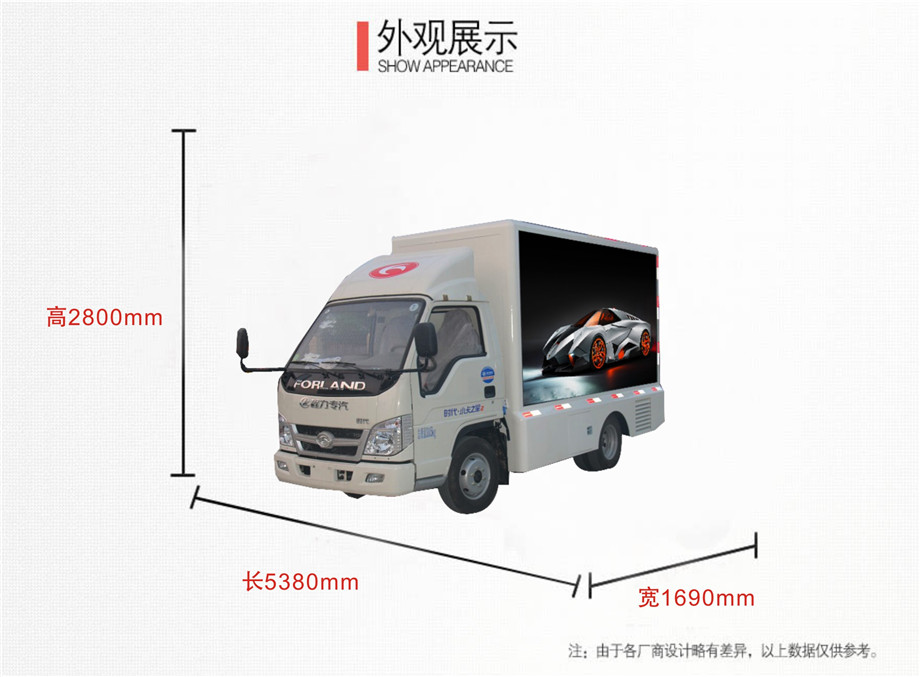 Foton Xiaoka Zhixing LED Advertising Truck
