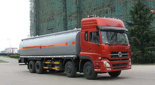 Dongfeng Tianlong 4×2 Front Axle + 8×4 Rear Axle Chemical Liquid Transport Truck
