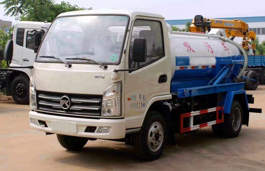 Kaima Blue-Plate Compact Sewage Suction Truck