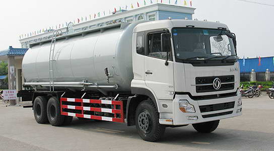 Dongfeng Tianlong Twin-Rear-Axle Powder and Bulk Material Transport Truck