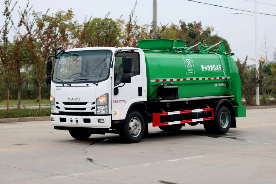 Qingling Isuzu 6-Cubic-Meter Food Waste Collection Truck