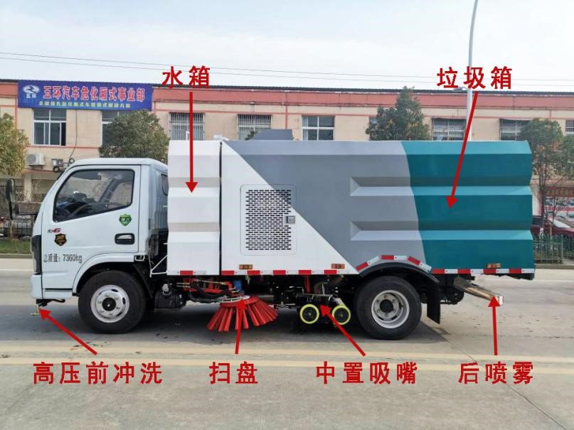 Dongfeng Xiaoduolika 3308 Sweeper-Scrubber Truck (China VI)