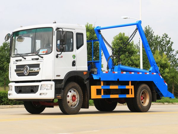 China VI Dongfeng D9 8–10 m³ Arm-Type Garbage Truck