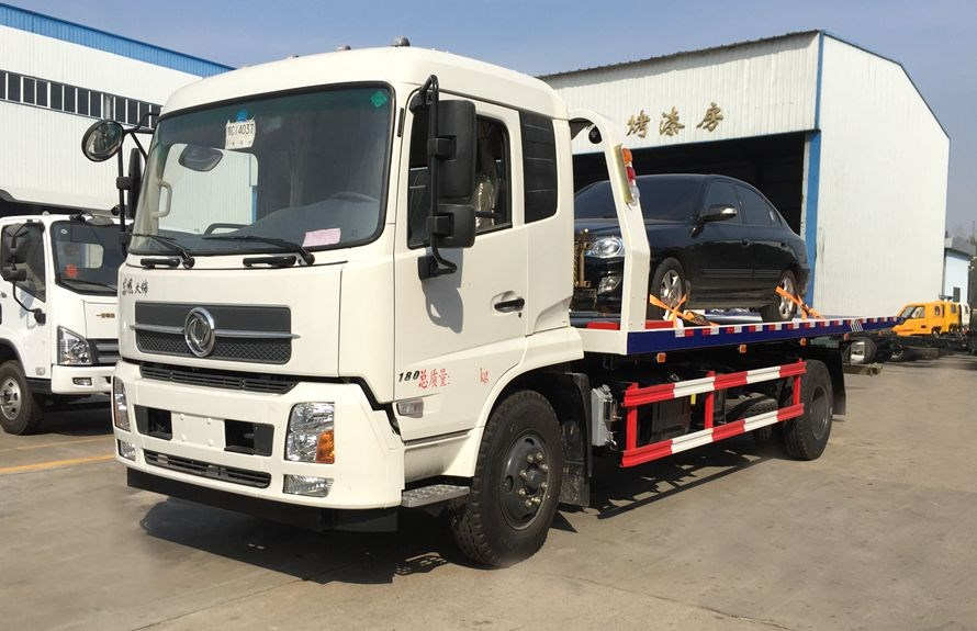 Tianjin 7.2-Meter Flatbed Recovery Vehicle