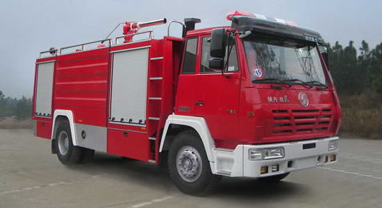 Shaanxi Automobile Single-Axle Foam Fire Truck