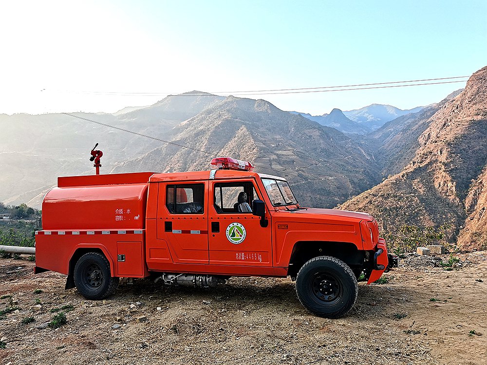 BAIC Warrior 4x4 Forest Firefighting Water Supply Vehicle