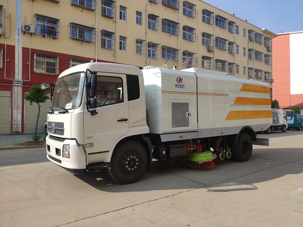 CN-6 8-cubic-meter Dust Sweeper Truck (Dongfeng Tianjin) – Dry/Wet Dual-Use