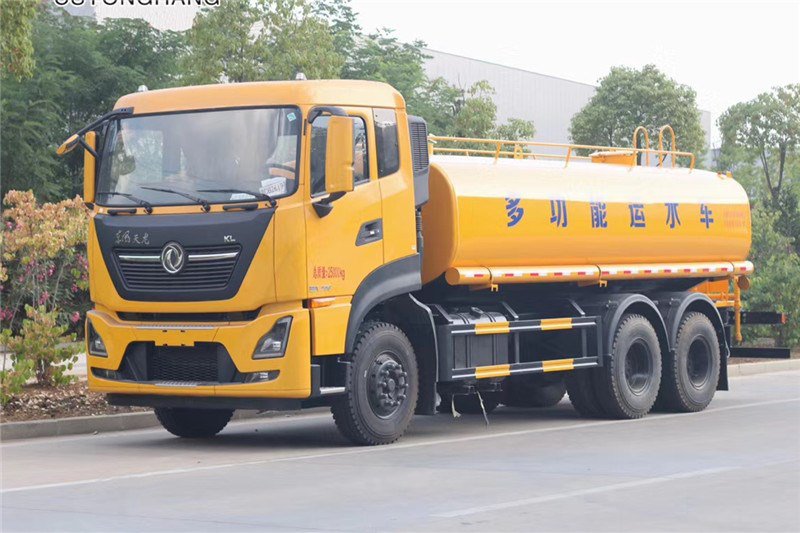 CN VI Dongfeng Tianlong Rear 8-Wheel 20-Ton Water Sprinkler Truck