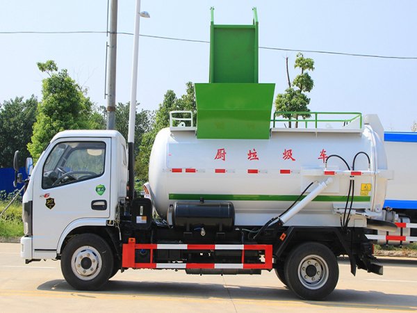 CN6 Xiaoduolika 4.5-cubic-meter Circular-Body Kitchen Waste Collection Truck