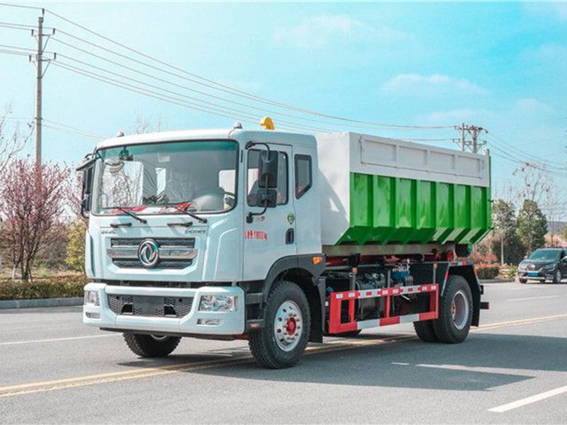 Dongfeng D9 10–14 m³ Hook-Lift Garbage Truck