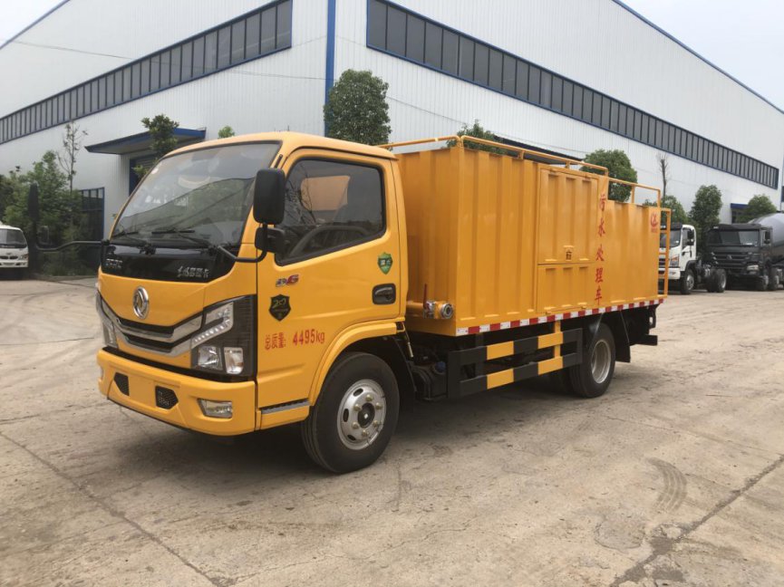 CN VI Dongfeng 3308 mm Wheelbase Sewage Treatment Vehicle Introduction