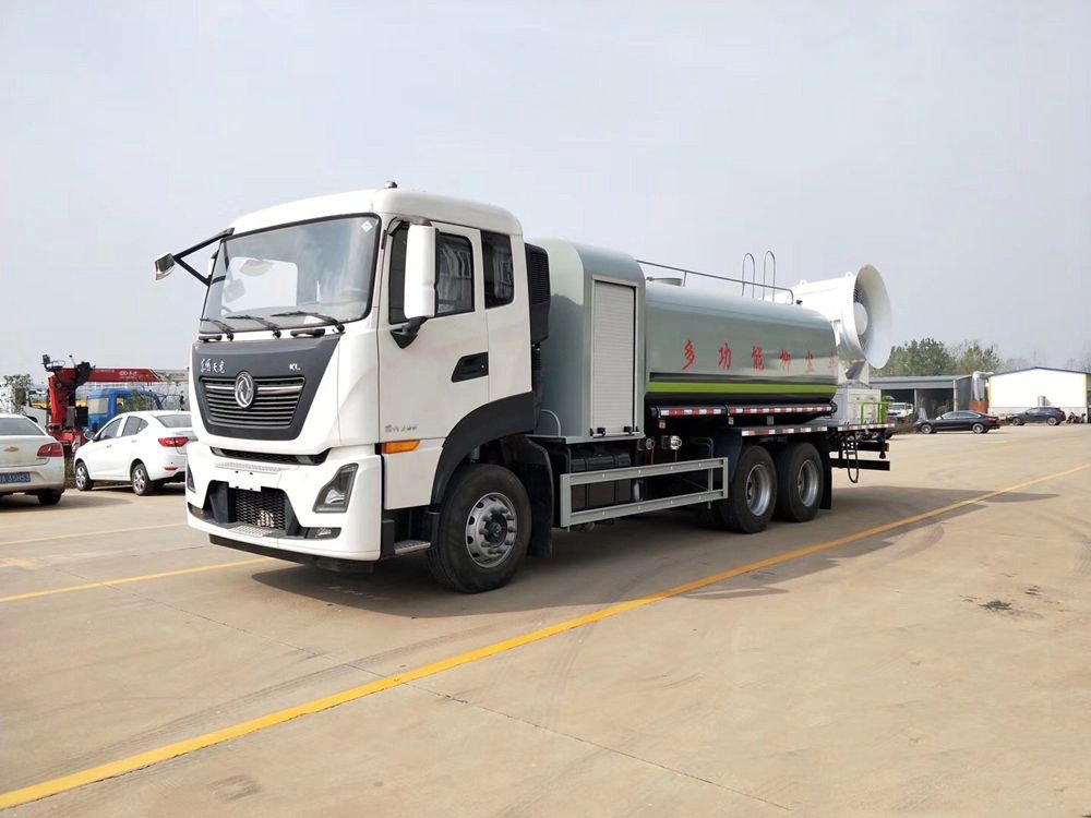Guo VI 16-cubic-meter Dongfeng Tianlong Rear Dual-axle Dust Suppression Vehicle (60–120 m Range)