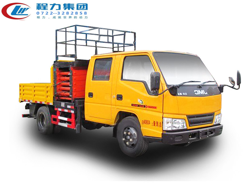 Jiangling Double-Cab Aerial Work Platform Truck (8–10 m)