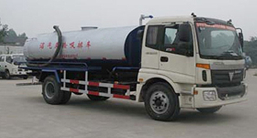 Foton Auman Single-Axle Vacuum Sewage Suction Truck