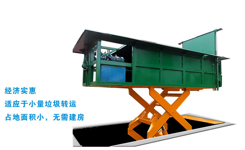 Horizontal Underground Compacting Waste Station