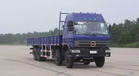 Front 4-wheel, rear 8-wheel cargo truck
