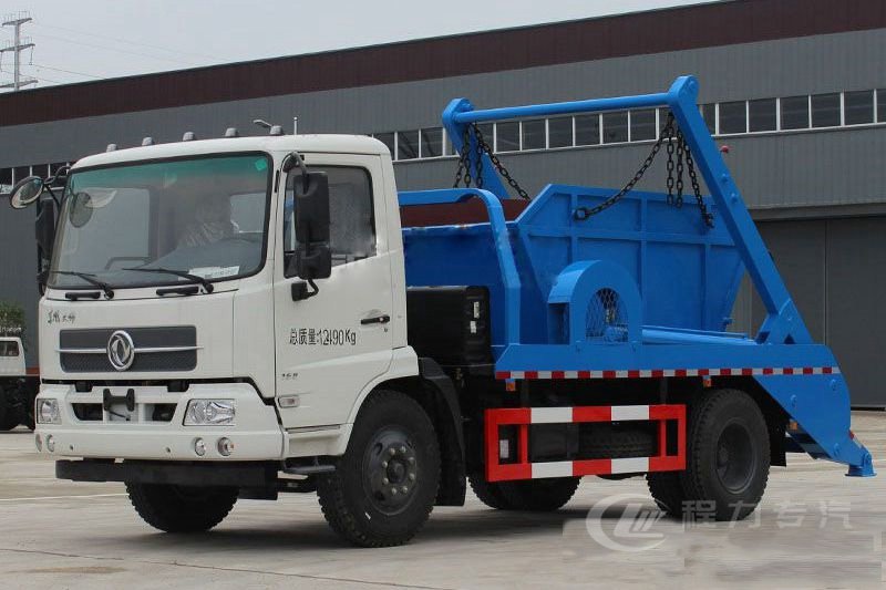 CN6 12-cubic-meter Dongfeng Tianjin Swing-Arm Garbage Truck