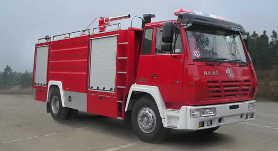 Shaanxi Automobile Single-Axle Water Tank Fire Truck
