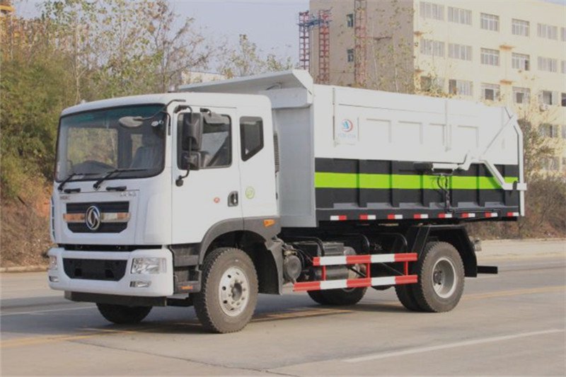 China VI Dongfeng D9 15-Cubic-Meter Refuse Collection Truck with Rear-Loading Interface