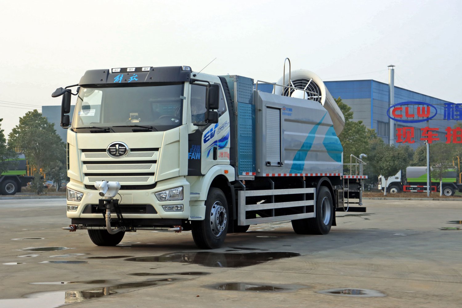 Pure Electric BEV 18-Ton Jiefang Dust Suppression Vehicle