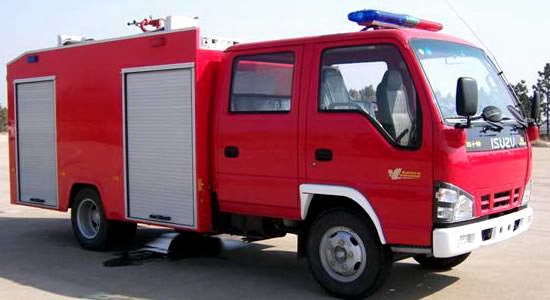 Qingling 3-Ton Foam Fire Truck