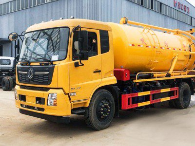 China VI Dongfeng Tianjin 12-cubic-meter Vacuum Sewage Suction Truck