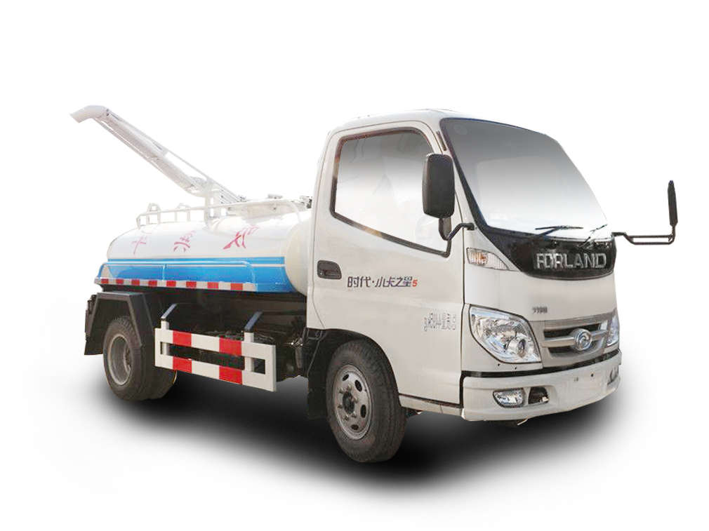 Foton 2-cubic-meter Vacuum Sewage Suction Truck