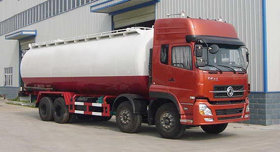 Dongfeng Tianlong 4×2 Front-Axle + 8×4 Rear-Axle Bulk Cement Carrier