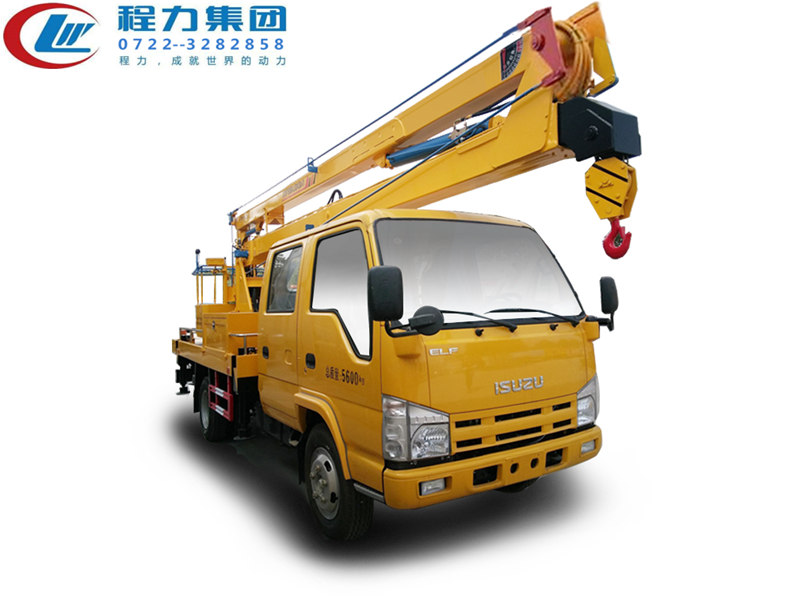 Isuzu Double-Cab 14-Meter Aerial Work Platform Truck