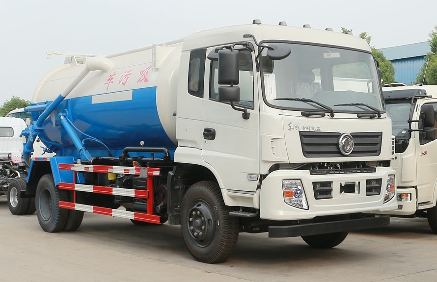 Dongfeng Special Chassis Vacuum Sewage Suction Truck