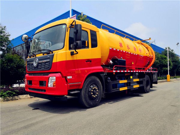 Tianjin 15-cubic-meter High-Pressure Cleaning and Sewage Suction Truck