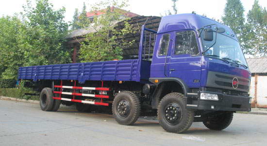 Light-duty three-axle cargo truck