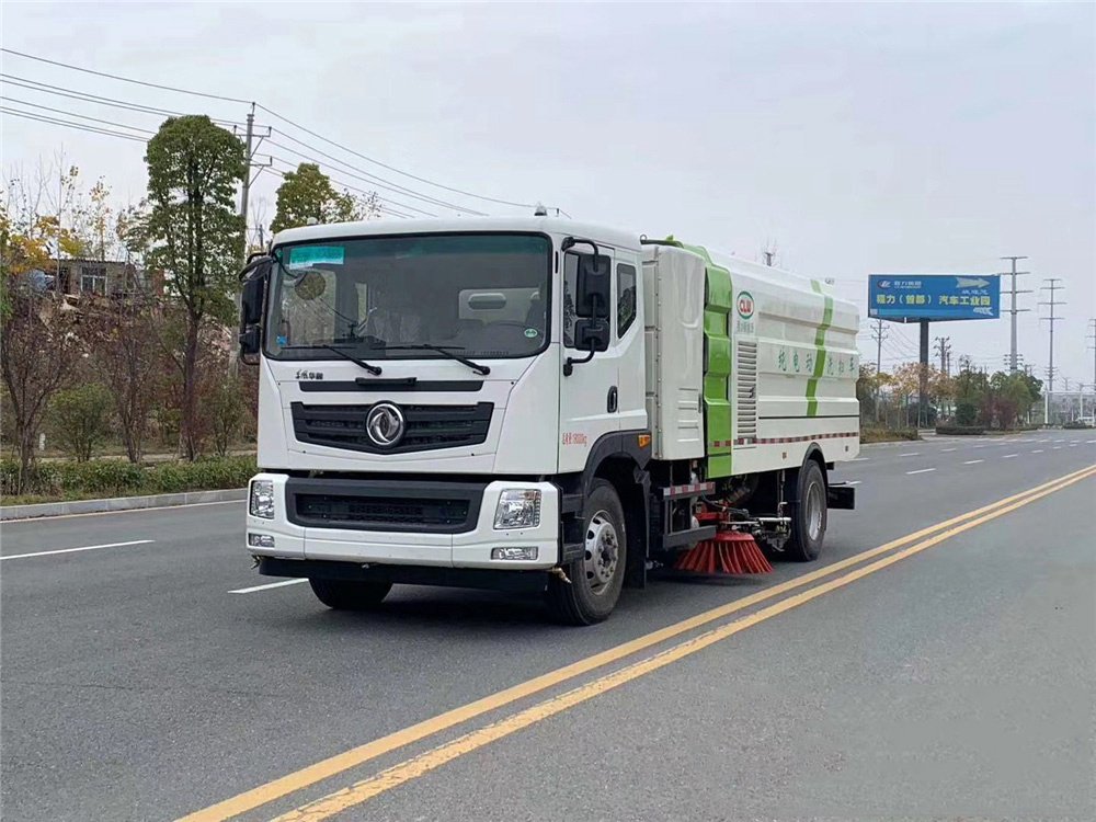 Pure Electric 8-cubic-meter Water Tanker and 8-cubic-meter Sweeper-Scrubber Vehicle—License Plate Eligible
