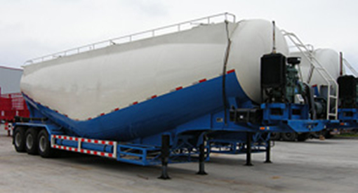 Powder and Granular Material Transport Semi-Trailer