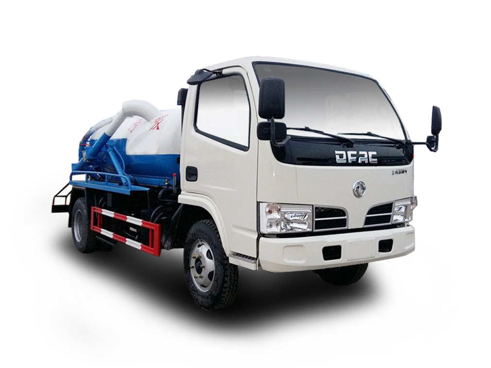 Dongfeng Dolika Blue-Plate Compact Sewage Suction Truck