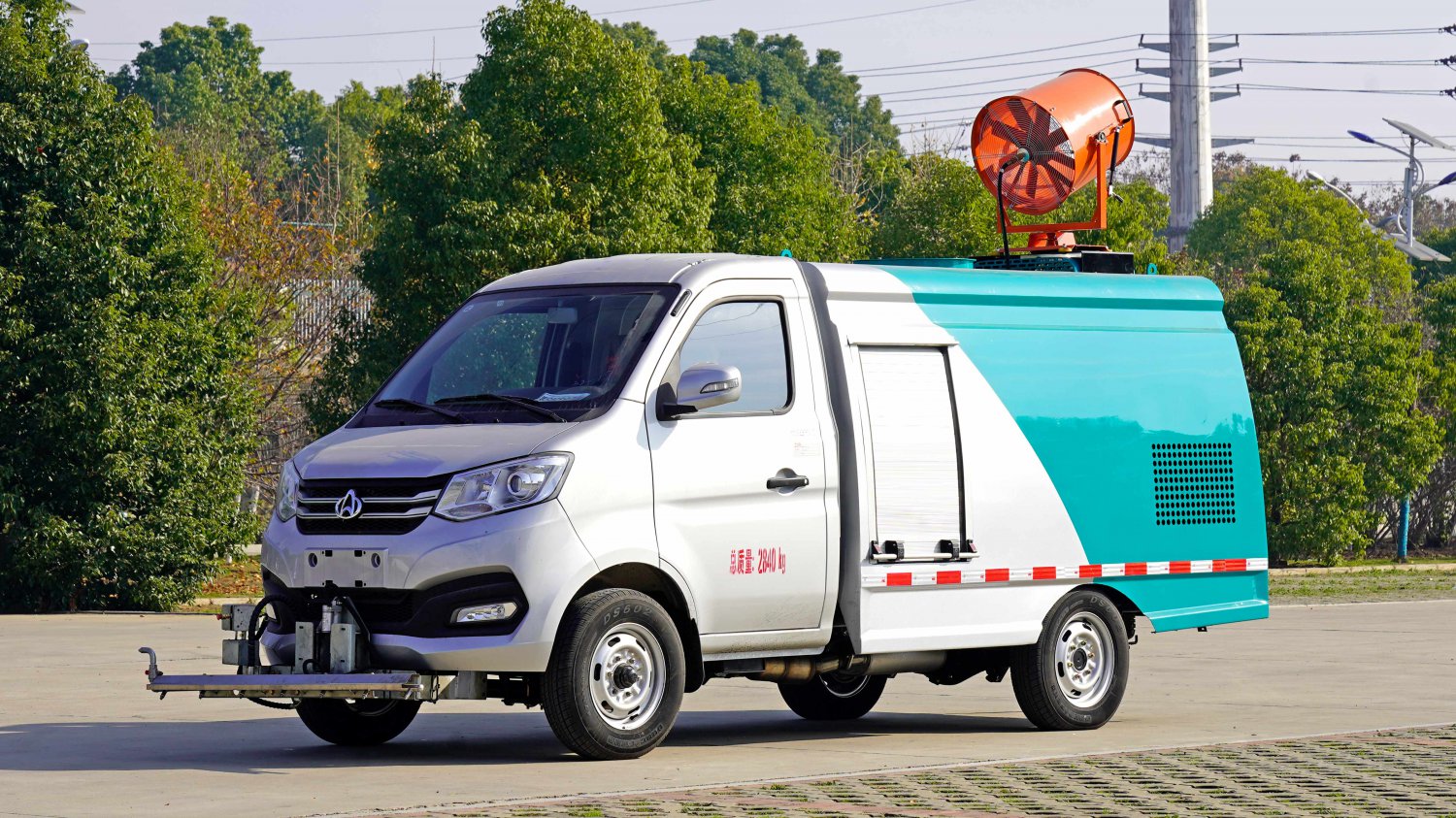Changan Rear Single-Wheel Road Sweeper