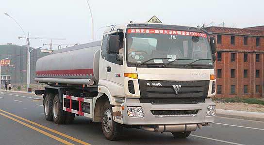 Foton Auman Rear Tandem Axle Chemical Liquid Transport Truck