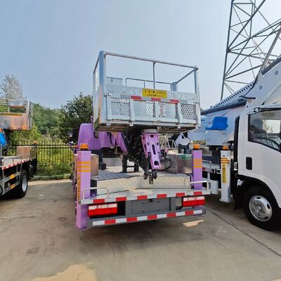 23m Aerial Work Vehicle with Operating Basket and Stair Lift Truck