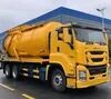 Isuzu Giga 6X4 Drives The Vacuum Suction Truck 18000L Sewer Cleaning Truck.