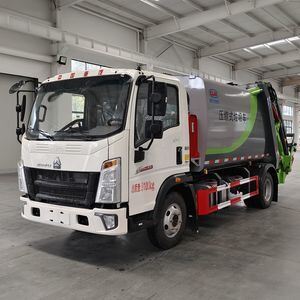 HOWO 6cmb Mini Compactor Garbage Truck , Highly Efficient Garbage Disposal