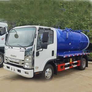 Isuzu 4 Cubic Meter Vacuum Sewage Suction Truck for Sale at Factory Price in China
