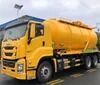 Isuzu Giga 6X4 Drives The Vacuum Suction Truck 18000L Sewer Cleaning Truck.