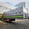 40 Cmb Garbage Transfer Station , Compression Garbage Truck , Two-Axle Semi-Trailer Garbage Truck